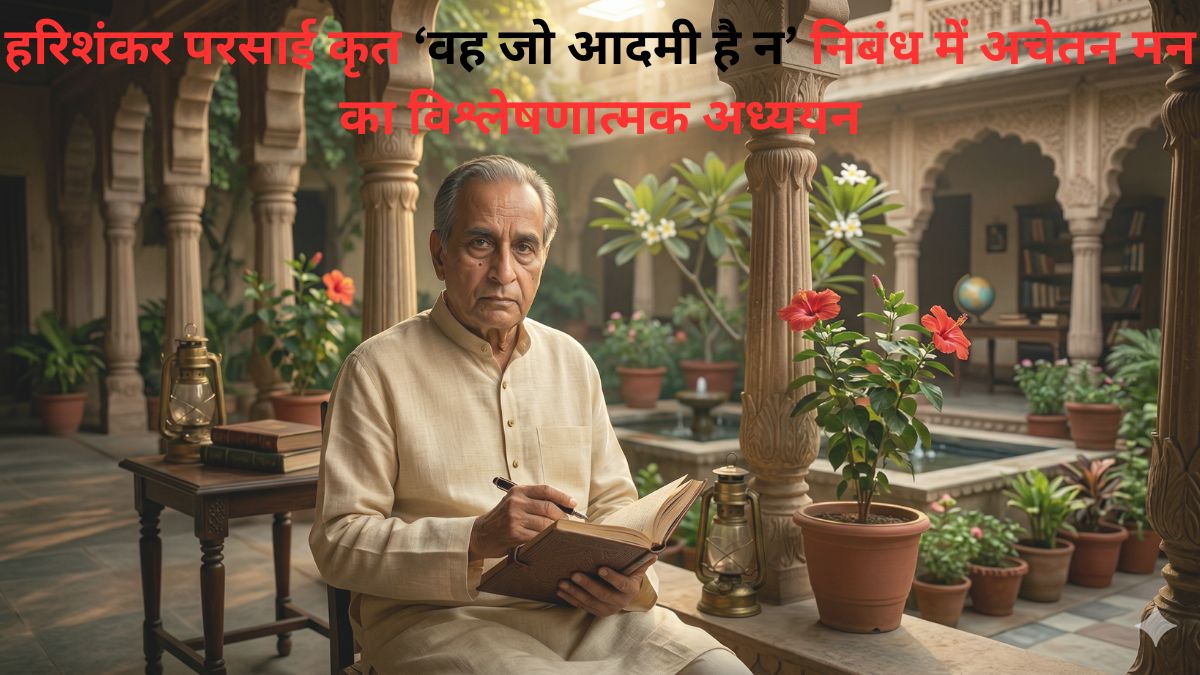 हरिशंकर परसाई कृत ‘वह जो आदमी है न’ निबंध में अचेतन मन का विश्लेषणात्मक अध्ययन